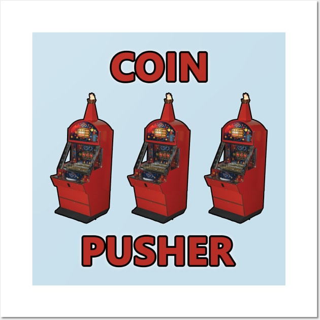 Coin pusher Big Win T-shirt Wall Art by JamesBosh